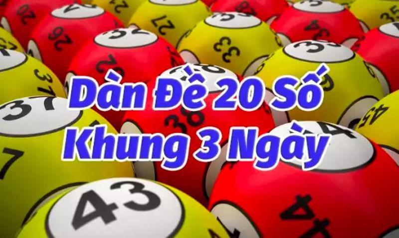 Dàn de 20 số nuôi khung 3 ngày là gì?