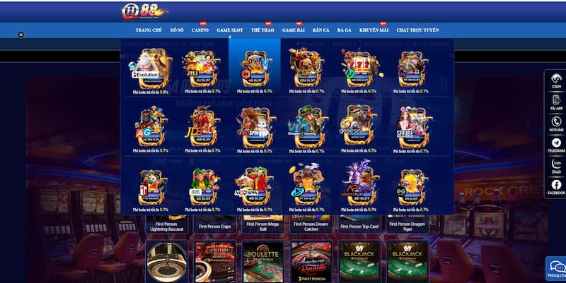 Hình thức casino trực tuyến